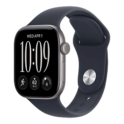 Умные часы Apple Watch Series 12 46mm GPS   Space Gray Aluminum Case Navy Blue Sport Band