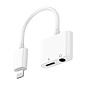 Адаптер-переходник MH033 (Lightning to 3.5mm mini Jack + Lightning)