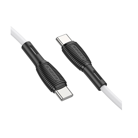 Дата-кабель Borofone BX86 Type-C to Type-C 1 м, белый - 2