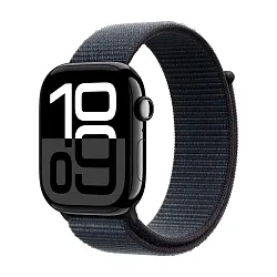 Умные часы Apple Watch Series 10 46mm GPS Jet Black Aluminum Case Ink Sport Loop