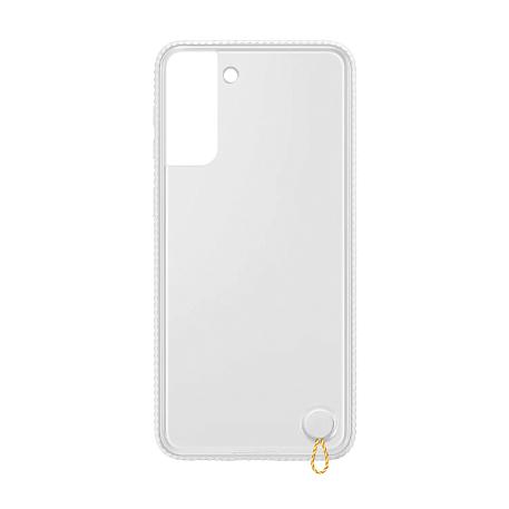 Клип-кейс (накладка) Samsung Clear Protective Cover для Samsung Galaxy S21 Plus полиуретан, поликарбонат, прозрачный с белой рамкой - 3