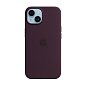 Клип-кейс (накладка) Silicone Case MagSafe для Apple iPhone 14 силикон, тёмно-фиолетовый