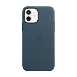 Клип-кейс (накладка) Apple Leather Case MagSafe для Apple iPhone 12 / 12 Pro кожа, Baltic Blue