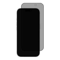 Защитное стекло Otao Privacy 2.5D для Apple iPhone 18 Pro Max, черная рамка