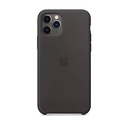 Клип-кейс (накладка) Apple Silicone Case для Apple iPhone 11 Pro силикон, Black