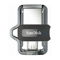 USB-флешка SanDisk Ultra Dual Drive m3.0 256 ГБ чёрный