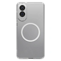 Клип-кейс (накладка) UNIQ Lifepro Xtreme MagSafe для Samsung Galaxy S25 Edge поликарбонат, силикон, прозрачный