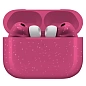 Беспроводные наушники Apple AirPods Pro 3 розовый с блёстками глянец (полная покраска) (4003)