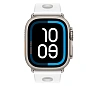 Умные часы Apple Watch Hermes Ultra 3 49mm GPS + Cellular Silver Titanium Case Blanc Single Tour Scub'H Diving Strap - 2