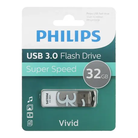 USB-флешка Philips VIVID 3.0 32 ГБ (USB 3.0) серый - 2
