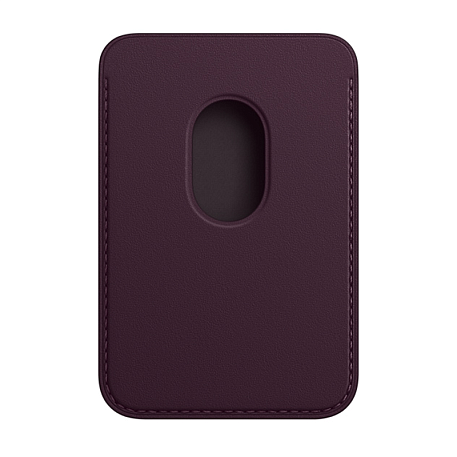 Кардхолдер Apple Leather Wallet with Magsafe для Apple iPhone кожа, Dark Cherry (Find My) - 2