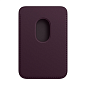 Кардхолдер Apple Leather Wallet with Magsafe для Apple iPhone кожа, Dark Cherry (Find My) - 2
