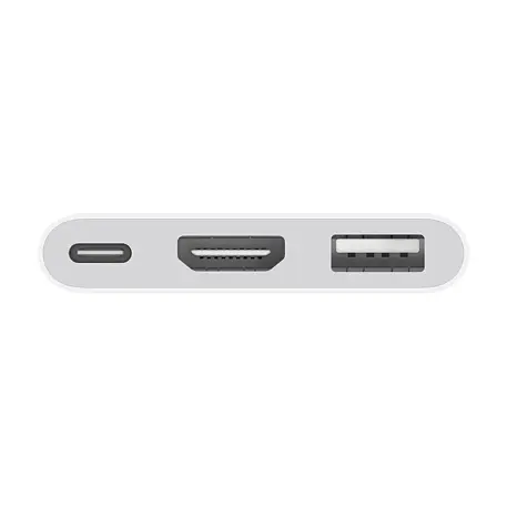 Адаптер-переходник Apple Digital AV Adapter (Type-C to HDMI + Type-C + USB) 7 см, белый - 2