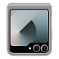 Клип-кейс (накладка) Samsung Kindsuit Case для Samsung Galaxy Z Flip 6 / 7 FE экокожа, серый - 5