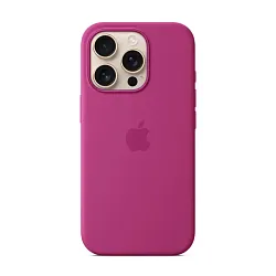 Клип-кейс (накладка) Apple Silicone Case MagSafe для Apple iPhone 16 Pro силикон, Fuchsia