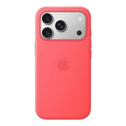 Клип-кейс (накладка) Apple Silicone Case MagSafe для Apple iPhone 17 Pro силикон, Bright Guava