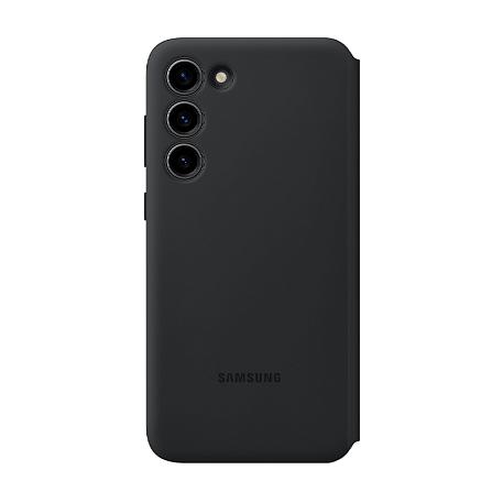 Чехол-книжка Samsung Smart View Wallet Case для Samsung Galaxy S23 Plus полиуретан, поликарбонат, чёрный - 2