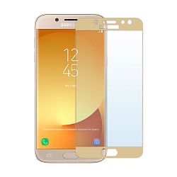 Защитное стекло 3D Classic для Samsung Galaxy J5 2017, золотая рамка