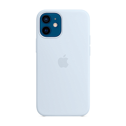 Клип-кейс (накладка) Apple Silicone Case MagSafe для Apple iPhone 12 Mini силикон, Cloud Blue