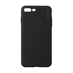 Клип-кейс (накладка) X-Level Knight для Apple iPhone 7 Plus / 8 Plus пластик, чёрный