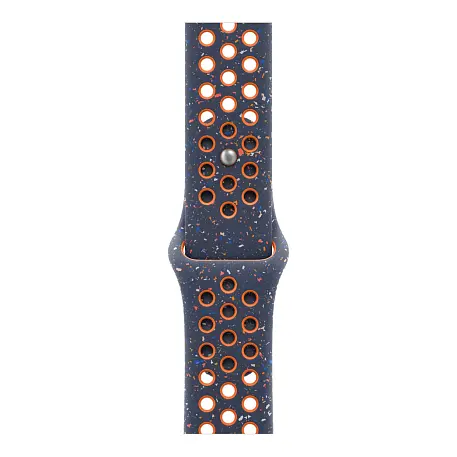 Ремешок Apple Nike Sport Band для Apple Watch 38 / 40 / 41 / 42mm фторэластомер Blue Flame (S/M) - 3