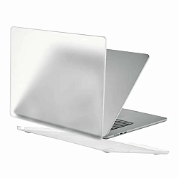 Клип-кейс (накладка) uBear Ice для Apple MacBook Air 15" (2023 - 2026) поликарбонат, силикон, прозрачный