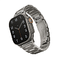Блочный браслет UNIQ Osta для Apple Watch 44 / 45 / 46 / 49mm сталь серебристый - 3