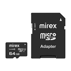 Карта памяти Mirex 13613-AD10SD64, 64 ГБ