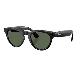 Умные очки Ray-Ban Meta Headliner Gen 2 Shiny Black, Clear G15 Green, (51-23-150mm)