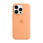 Клип-кейс (накладка) Silicone Case для Apple iPhone 14 Pro Max силикон, абрикосовый