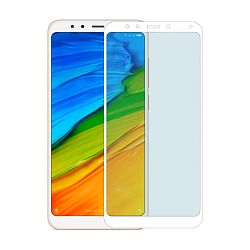 Защитное стекло 3D Premium для Xiaomi Redmi 5, белая рамка