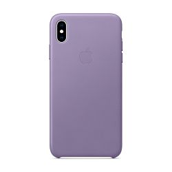 Клип-кейс (накладка) Apple Leather Case для Apple iPhone Xs Max кожа, Lilac