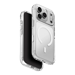 Клип-кейс (накладка) UNIQ Lifepro Xtreme MagSafe для Apple iPhone 18 Pro / 17 Pro полиуретан, прозрачный