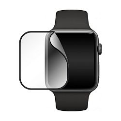 Защитное стекло 3D Premium для Apple Watch 42mm, черная рамка