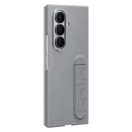 Клип-кейс (накладка) Samsung Silicone Case для Samsung Galaxy Z Fold 7 силикон, серый - 2