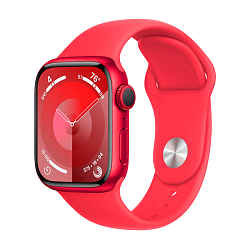 Умные часы Apple Watch Series 9 41mm GPS Red Aluminum Case Red Sport Band