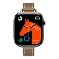 Умные часы Apple Watch Hermes Series 11 42mm GPS + Cellular Silver Titanium Case Etoupe Single Tour Attelage Strap (with Orange Hermès Sport band) - 2