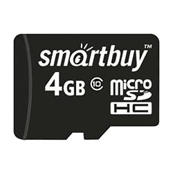 Карта памяти SmartBuy SB4GBSDCL10-01, 4 Гб