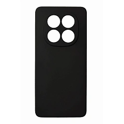 Клип-кейс (накладка) для Xiaomi Redmi Note 14 Pro Plus 5G силикон, чёрный