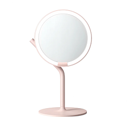 Зеркало для макияжа Xiaomi Amiro Mini 2 Desk Makeup Mirror розовый