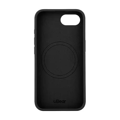Клип-кейс (накладка) uBear Touch Mag Case для Apple iPhone 16e / 17e силикон, чёрный - 2