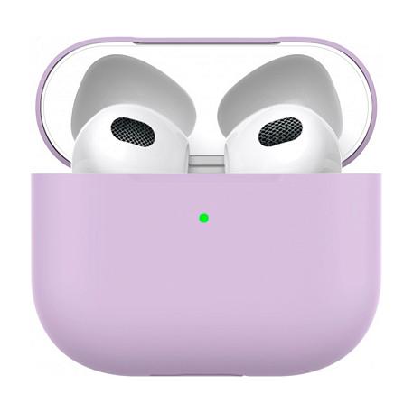 Кобура Deppa Ultra Slim для Apple AirPods 3 силикон, лавандовый - 2