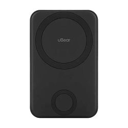 Внешний аккумулятор с беспроводной зарядкой uBear Range Wireless Power Bank 10000 мАч 20 Вт чёрный