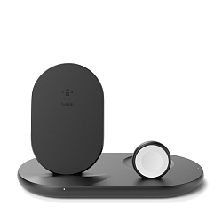 Беспроводное зарядное устройство Belkin 3 in 1 Wireless Charger 7.5 Вт чёрный