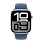 Умные часы Apple Watch Series 10 46mm GPS (Уценка) Silver Aluminum Case Denim Sport Band M/L (удовлетворительное состояние, витринный образец) - 2