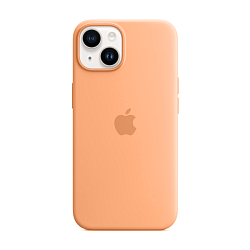 Клип-кейс (накладка) Silicone Case для Apple iPhone 14 силикон, абрикосовый