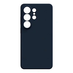 Клип-кейс (накладка) Silicone cover закрытый для Samsung Galaxy S26 Ultra силикон, тёмно-синий