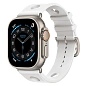 Умные часы Apple Watch Hermes Ultra 3 49mm GPS + Cellular Silver Titanium Case Blanc Single Tour Scub'H Diving Strap