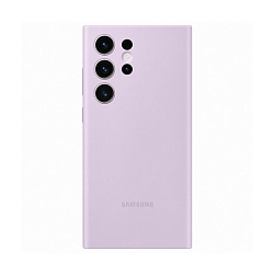 Клип-кейс (накладка) Samsung Silicone Case для Samsung Galaxy S23 Ultra поликарбонат, силикон, лиловый