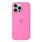Клип-кейс (накладка) Silicone Case MagSafe для Apple iPhone 16 Pro Max (Уценка) "пион" (хорошее состояние, небольшое пятно)